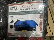 Tough 1 - turnout Blanket - 1200D / 300G Poly Filled - 72” - RED - waterproof