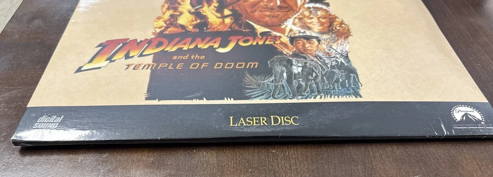 SEALED Indiana Jones And The Temple Of Doom LASERDISC Widescreen - Image 2 of 4