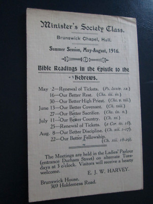 AK Rumpf Sozialgeschichte Ministerverein Klasse, Bruswick Kapelle 1916 Post