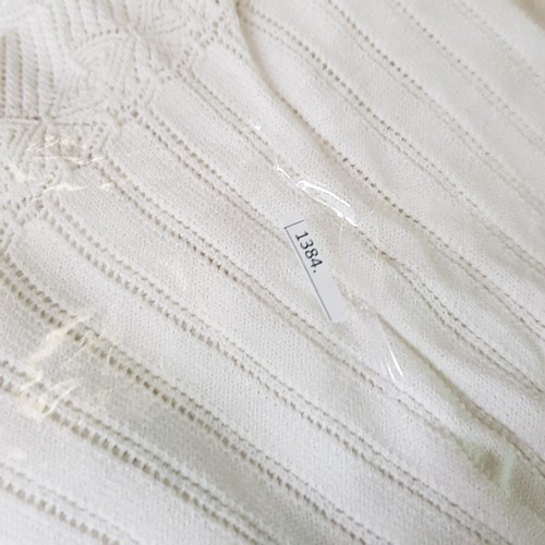 JAG Lace Cardigan Top Womens S White Button Long Sleeve Stretch - Picture 12 of 12