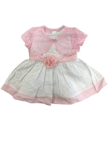 Infant Girls White Eyelet Easter 