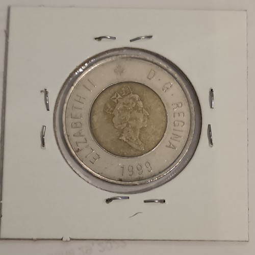 Canada 1999 nunavut toonie coin - two dollars - circulated - protective cover - Picture 3 of 4