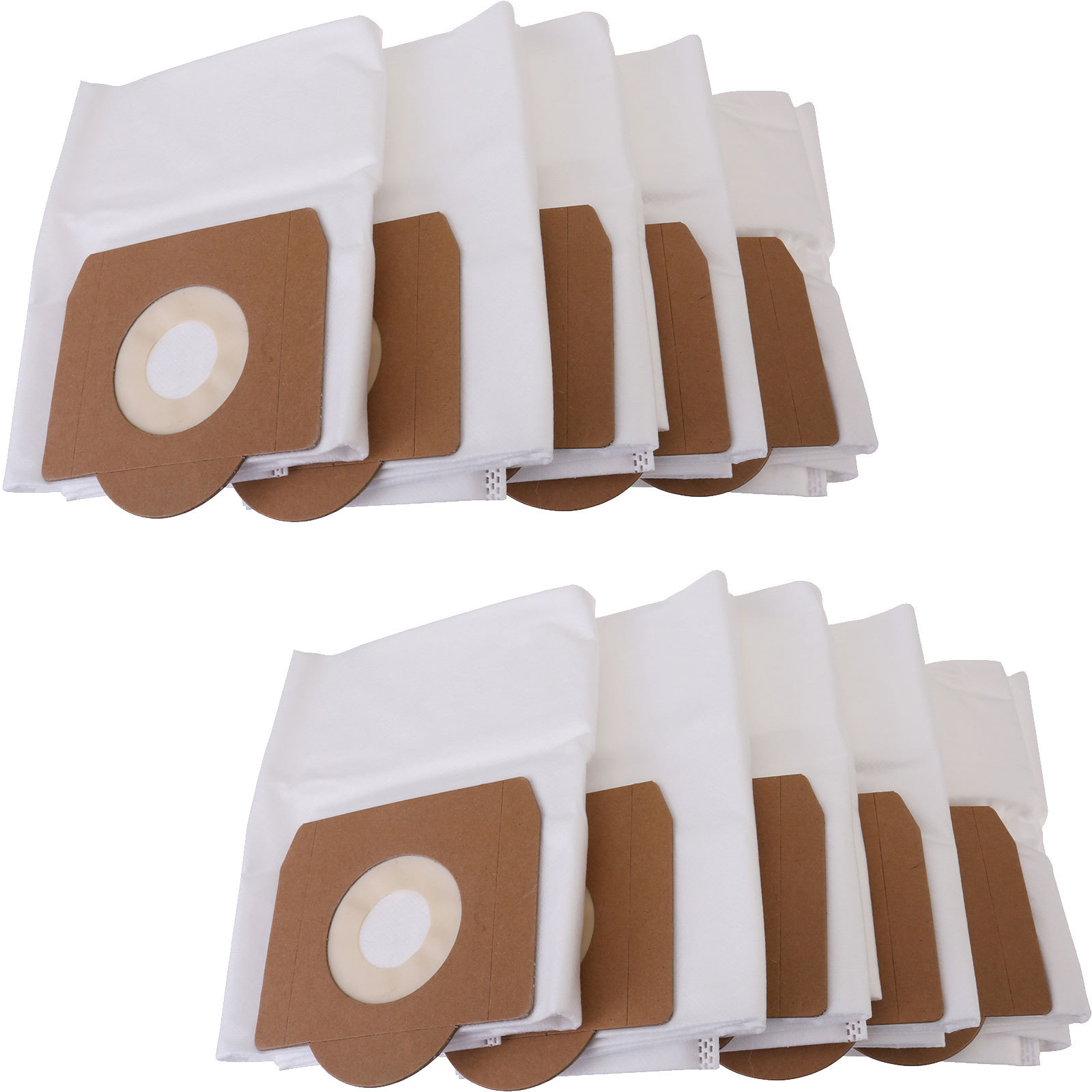 10 x TITAN Vacuum Cleaner Bags 16L 20L 30L 40L Layered Microfibre