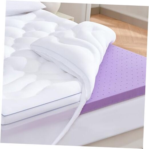 Size 2 Inch Gel Memory Foam Mattress Topper Plus 2 Inch Extra Thick Twin