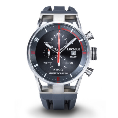 Montecristo Locman Grey Men's Chronograph - 0510A07S00GYRDSA