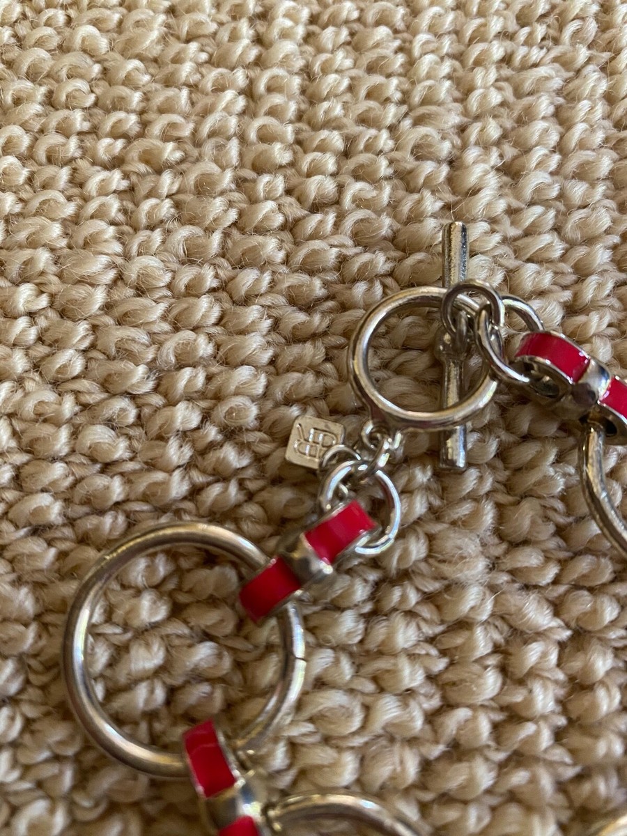 Banana Republic Silver and Red Chain Bracelet, New | eBay Banana Republic Silver and Red Chain Bracelet, New | eBay