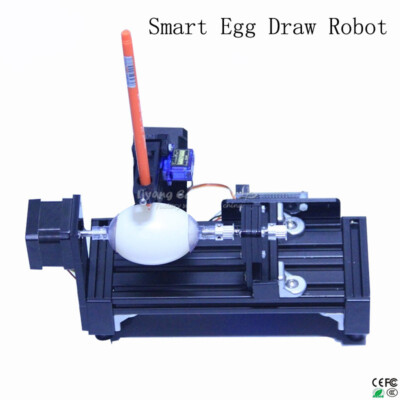 Egg-drawing robot draw machine Spheres drawing machine drawing on egg and ball