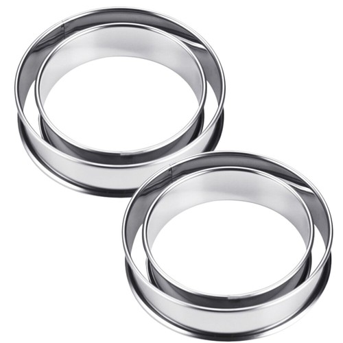 4 Pcs Muffinring Aus Edelstahl Korb Kochzubehör Pfannkuchen - Bild 4 von 12