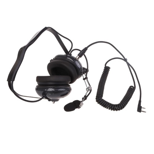 Fit for Walkie Two Way Radio Head Headset Earpiece with Dynamic Noise Reduction - Zdjęcie 6 z 8