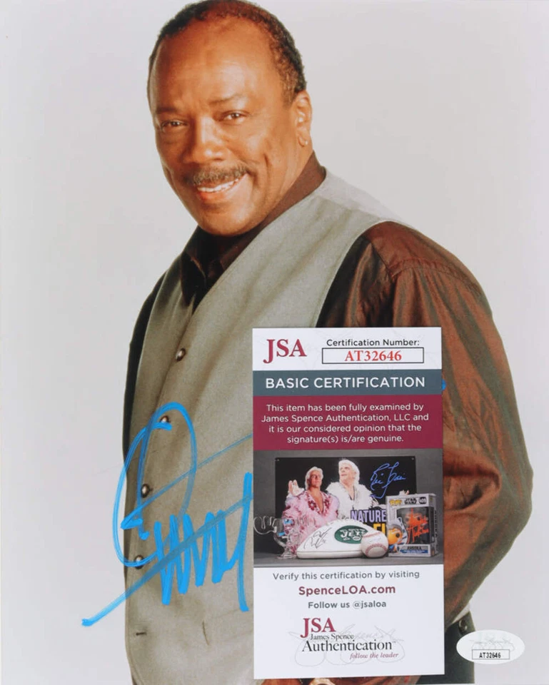 Quincy Jones Signed 8x10 Photo (JSA) - Image 2 of 2