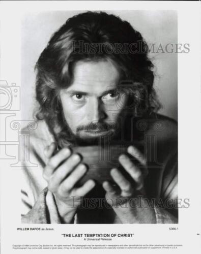 1988 Photo de presse Willem DaFoe dépeint Jésus dans "La dernière tentation du Christ" - Photo 1/2