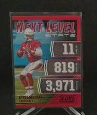 2021 Score #NL9 Kyler Murray Next Level Stats Red Foil Arizona Cardinals