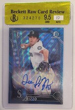 2016 Bowman Chrome Blue Ref Joe Rizzo Autograph RC 118/150 BGS 9.5 w/10 Auto 