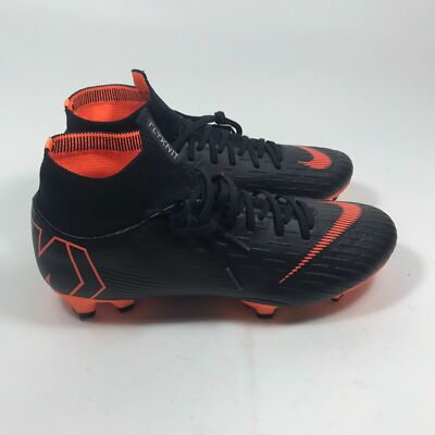 Nike Mercurial サッカーシューズ 黒/オレンジ Nike Mercurial Superfly 6 Pro FG ACC Flyknit Soccer Cleats Men