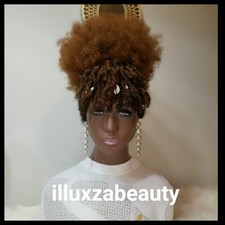 Hot   synthetic afro Kinky Curly Headband Wig