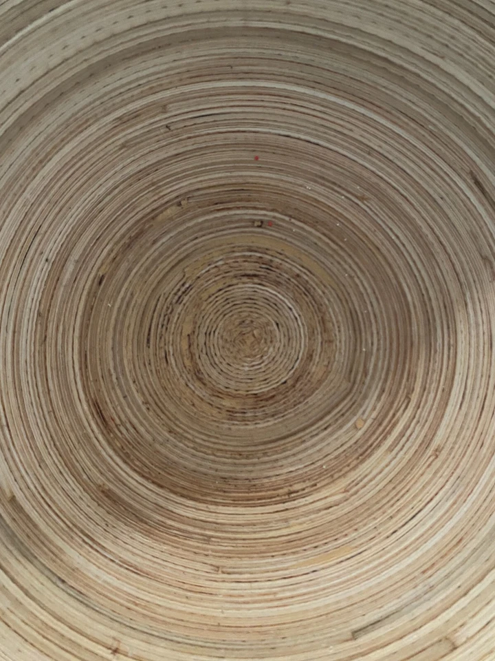 Natural Bamboo Dish Wood Fruit Salad Bowl - Image 3 of 4
