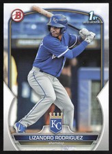 2023 Bowman Prospects Lizandro Rodriguez #BP-47 Kansas City Royals