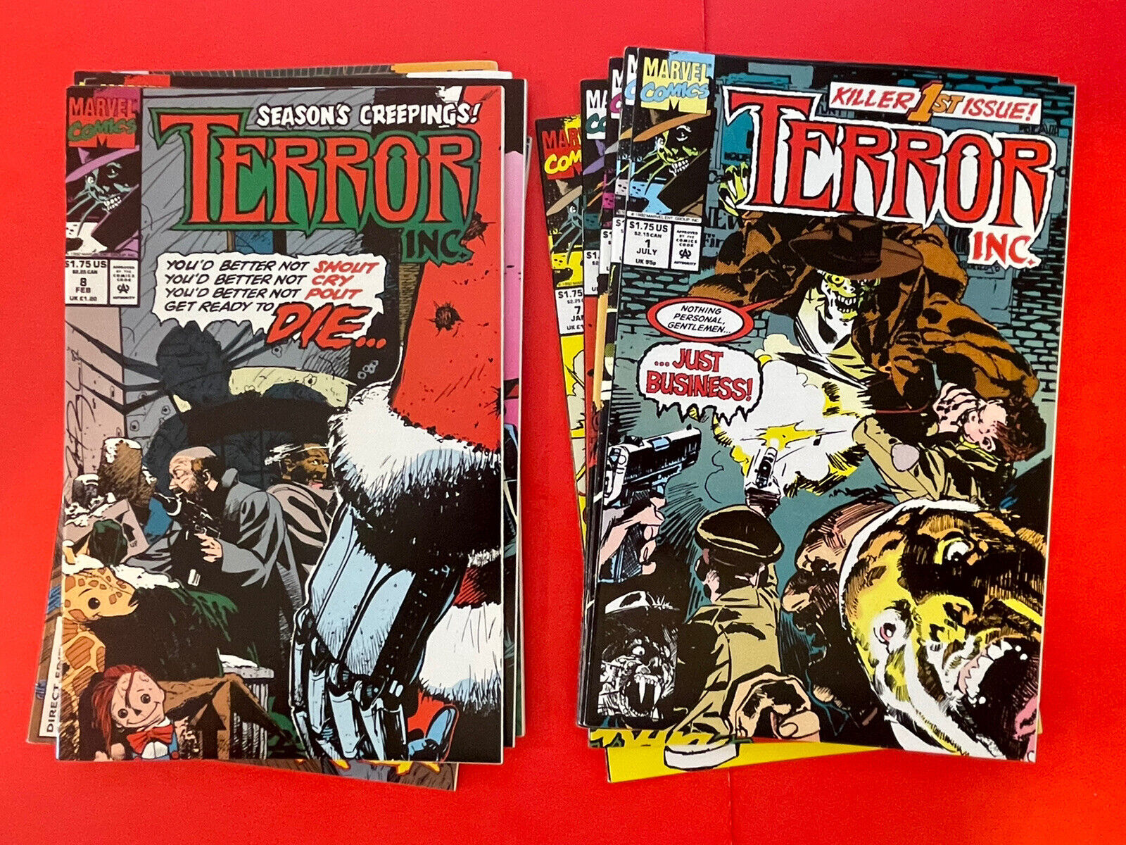 TERROR INC. # 1 - 13  MARVEL COMIC BOOKS ( 12 issues)  - 1992 series
