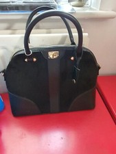 Primark Ladies Large Black Tote BAG handbag. Crossbody strap. BNWT. School. New!