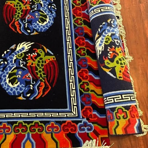 Hand Knotted Nepali Rugs.100%Wool Handmade Tibetan Rug 3x6 Bedroom & Livingroom - Picture 6 of 6