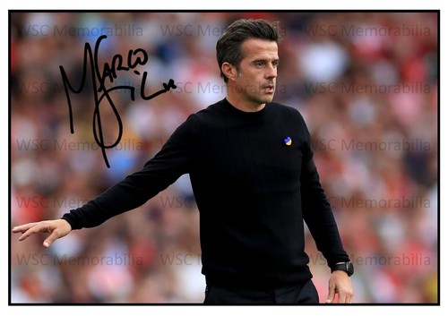 11485. Marco Silva Signed Pictures A4 Prints Fulham Everton Watford Hull etc.