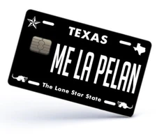 Me la Pelan Credit Card Skin Cover Vinyl Stickers (4 Pack) Texas Sticker
