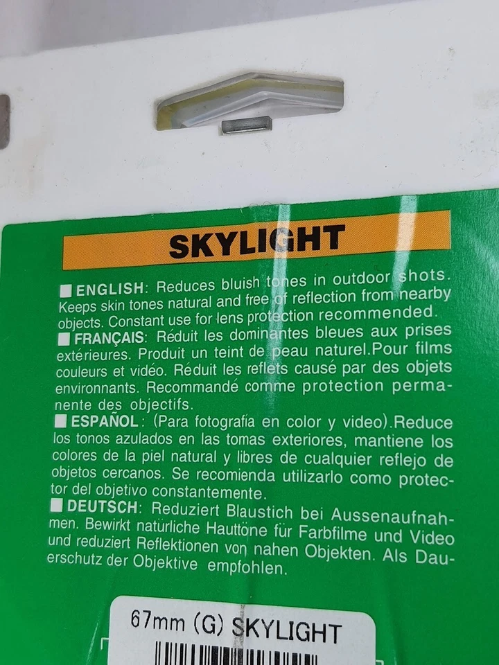 Hoya 67mm Skylight Glass Lens Filter Genuine New 67 mm 67-SK High Quality - Image 3 of 4