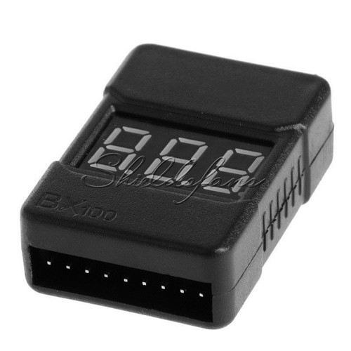 BX100 2 In1 1-8S Lipo Li-ion Battery Low Voltage Tester Buzzer Alarm Dual Speak - Picture 10 of 15