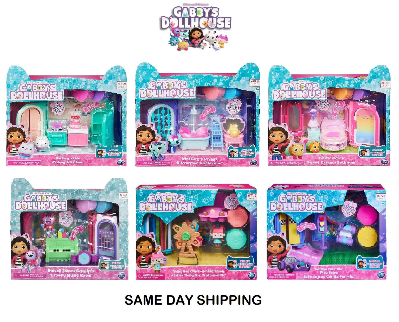 Gabbys Dollhouse - Gabby's Dollhouse, Mini Gabby's House Playset