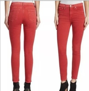 bright red jeans