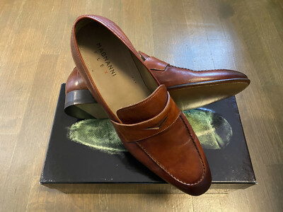 Magnanni, Sebas Penny Loafers, Cognac, US 10D Fitting US 9D  display picture 2