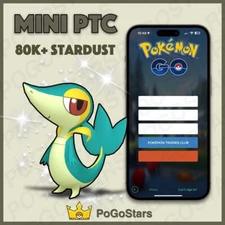 Pokémon PTC GO - Shiny Snivy - 80K Stardust✨Read Description✨