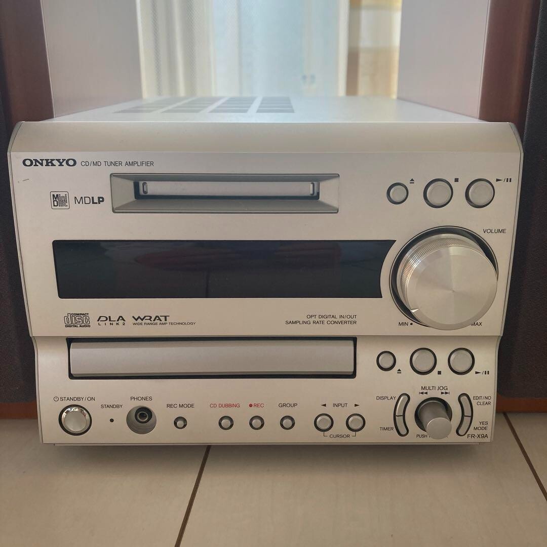 ONKYO FR-X9A CD MD Recorder Speaker System Good | eBay