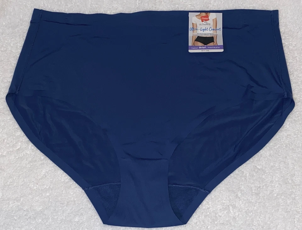 Трусики женские HANES ультралегкие комфортные темно-синие незаметные размер 2XL 9 - Изображение 2 из 4