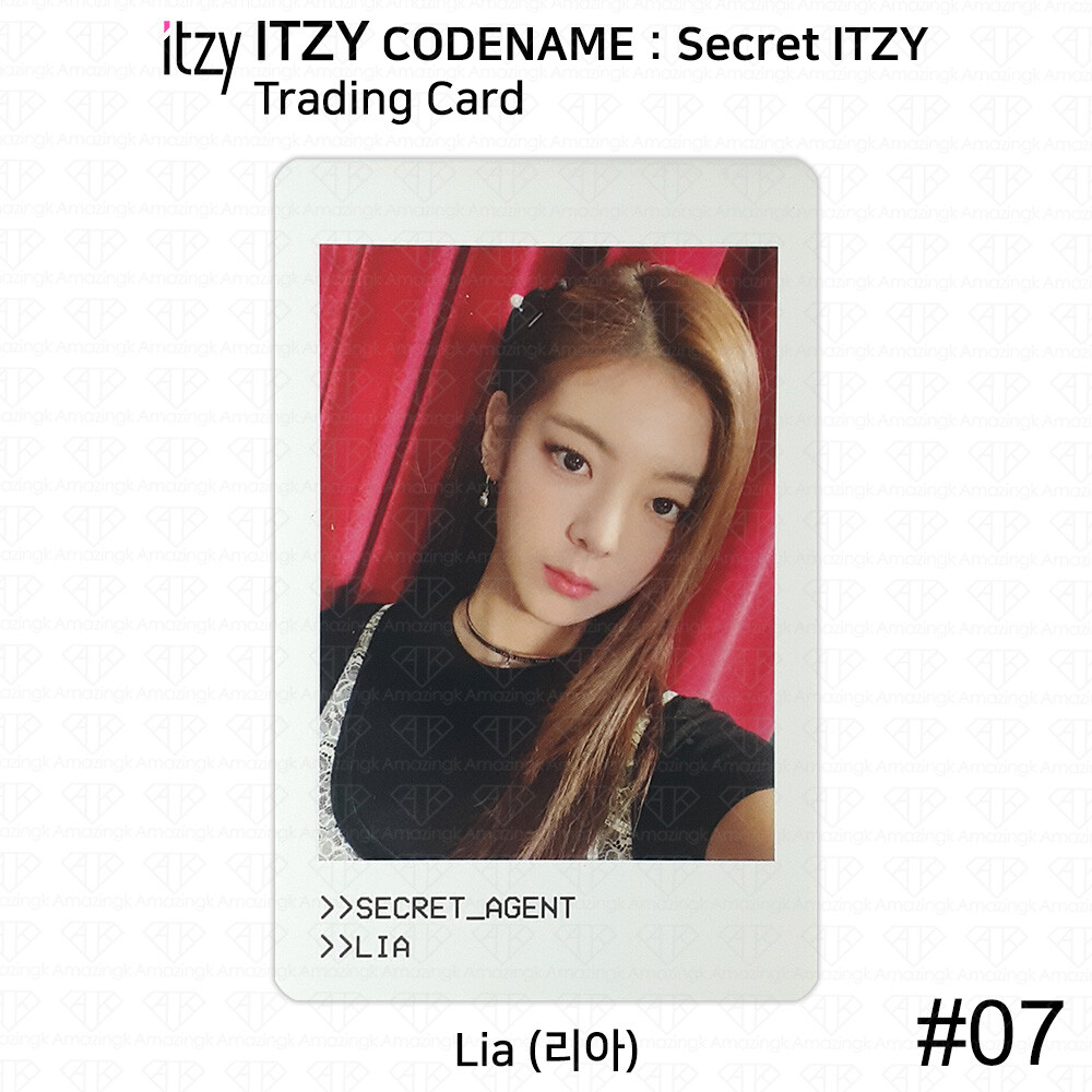 ITZY CSI Code Name Secret ITZY Trading Card Photocard Yeji Lia