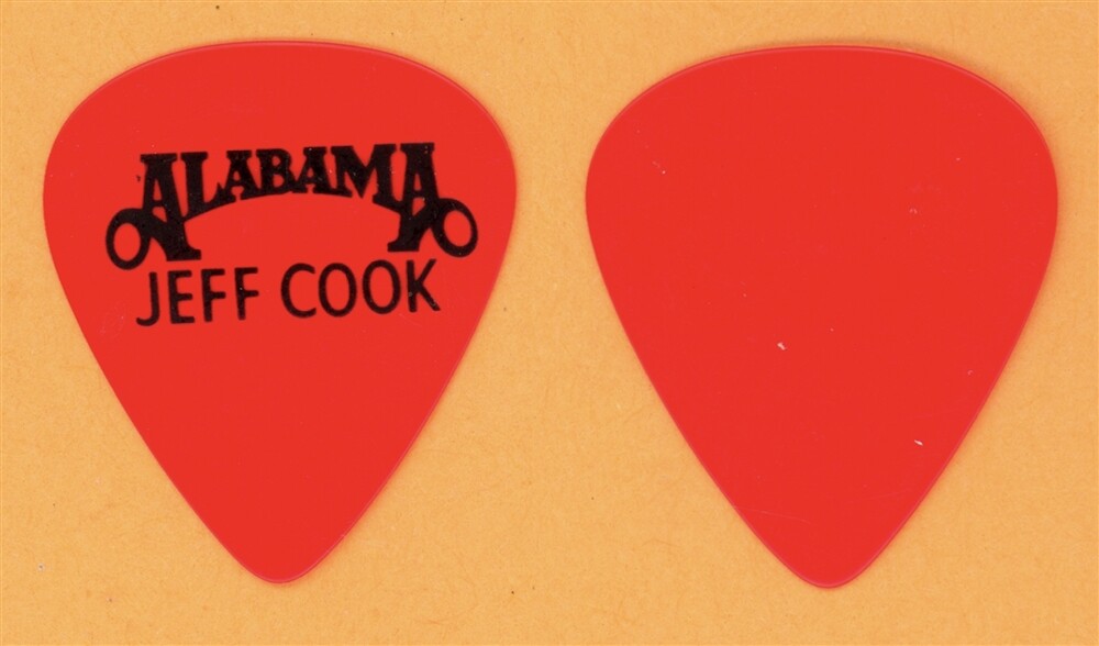 Alabama Jeff Cook Vintage Tour Guitar Pick