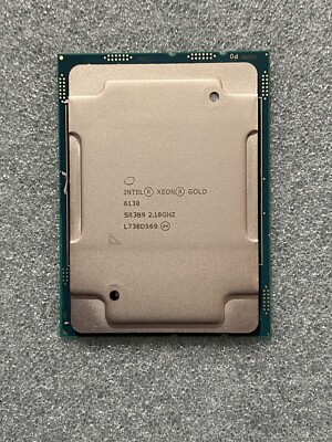 Genuine Tested Intel Xeon Gold 6130 2.10GHz 16 Core 22MB LGA3647 CPU SR3B9