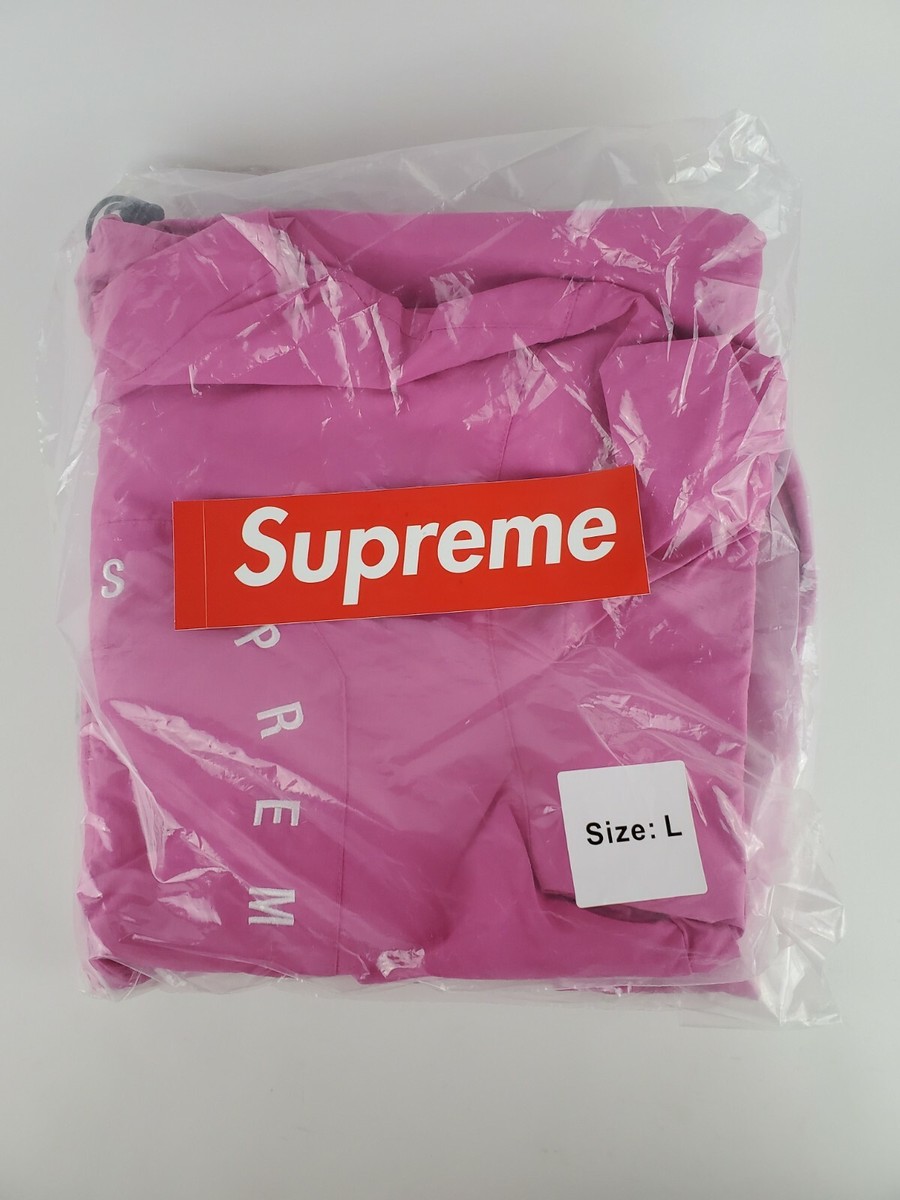 Supreme Curve Logos Ripstop Jacket Pink Large Brand New Supreme Curve Logos Ripstop Jacket Pink Large Brand New