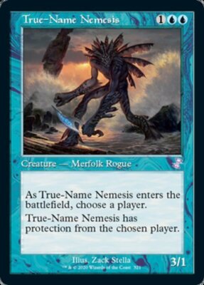*MtG: FOIL TRUE-NAME NEMESIS - Time Spiral Remastered Timeshifted - magicman*
