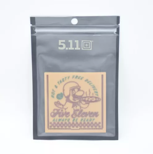 ​5.11 TACTICAL PIZZA BOX HOT & TASTY FREE DELIVERY LOGO PATCH HOOK/LOOP BACKING
