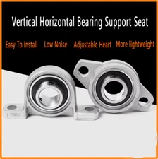Vertical Horizontal Micro Bearing Support Seat Zinc Alloy Screw Bracket ID8-35mm