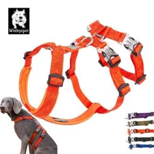 Dog Harness Pet Strap Adjustable Vest Triple Anti-escape Traveling Walking