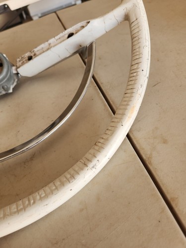 1956 Mercury Steering Wheel With Power Steering Horn Ring Used Original - Picture 17 of 24