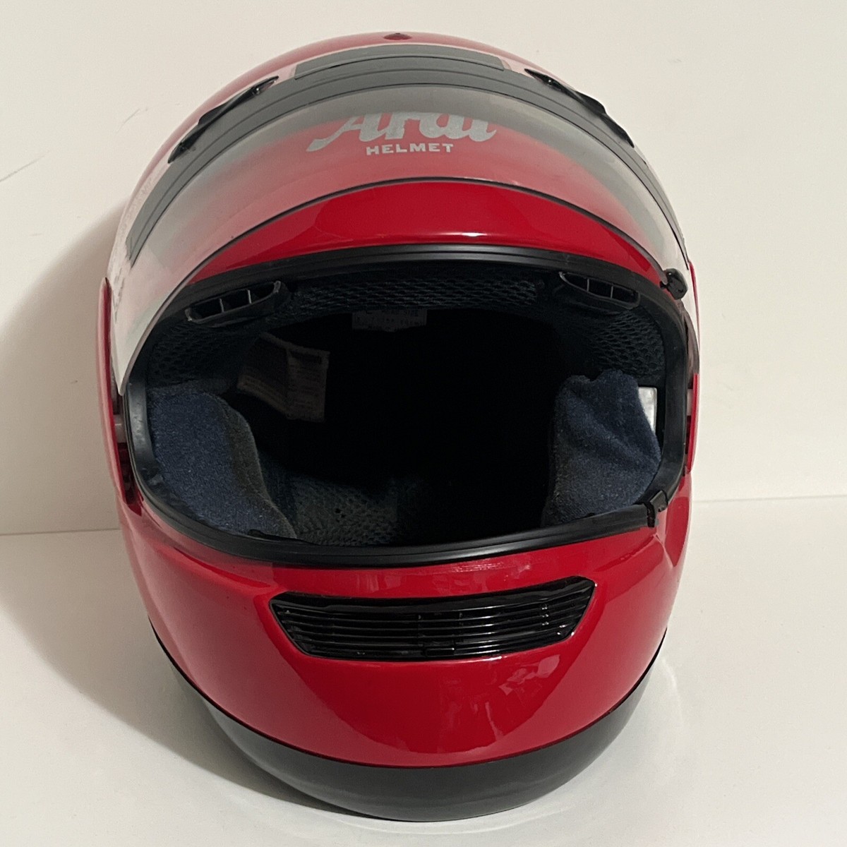 arai classic s red helmet Arai Signet /S Helmet Red Motorcycle Vintage Made In Japan, Gloss Race Red  Large