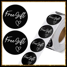 Free Gift Stickers 1.5 Inches