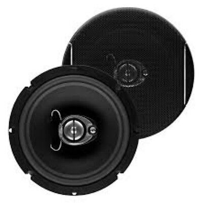 NEW 6.5/" 3-way Car Audio Speakers.4 ohm Stereo Pair.OEM Door.w// grill covers 2