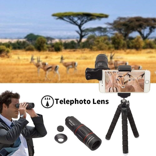 Durable 15-in-1 Phone Camera Lens Set with Fisheye, Macro, and Telephoto Lenses - 第 4/11 張圖片
