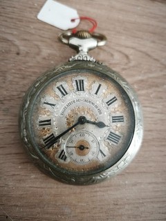 Montre à Gousset Régulateur Chemins de Fer 70 4 mm Fonctionne Ancienne