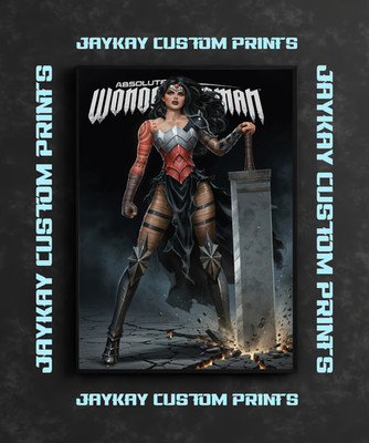 Absolute Wonder Woman DC Comic Poster Print - No Frame