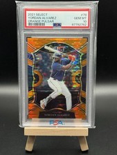 2021 Panini Select Orange Pulsar Prizm FOTL /18 Yordan Alvarez #78 PSA 10 POP 1!